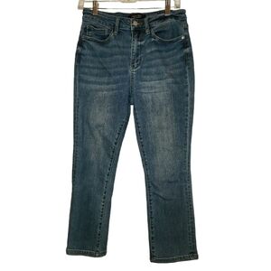 Judy Blue Skinny Fit Capri Size 7/28 Medium Wash Style #JB78101 Soft Comfortable